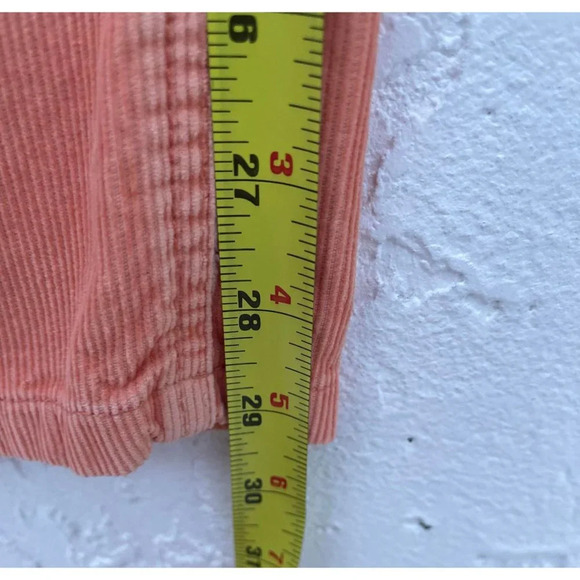 Tommy Hilfiger Jeans Womens High Rise Slim Fit Corduroy Pants Orange Sz 2 - Picture 7 of 9